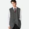 Gilet en laine Prince de Galles
