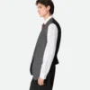 Gilet en laine Prince de Galles