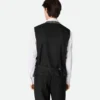Gilet en laine Prince de Galles