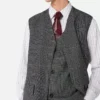 Gilet en laine Prince de Galles
