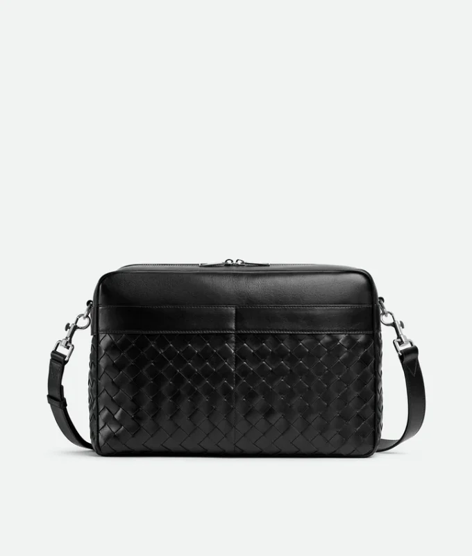 Grand sac photo Intrecciato avec poche Grand sac photo Intrecciato avec poche
