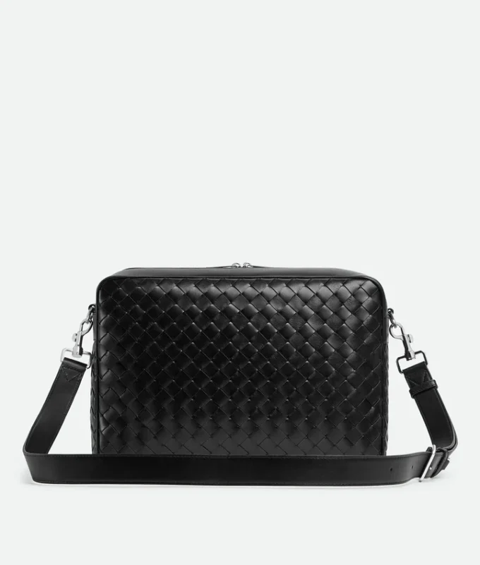 Grand sac photo Intrecciato avec poche Grand sac photo Intrecciato avec poche