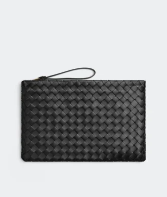 Grande pochette plate Intrecciato