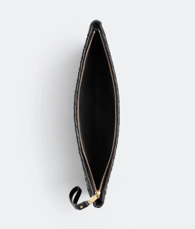 Grande pochette plate Intrecciato