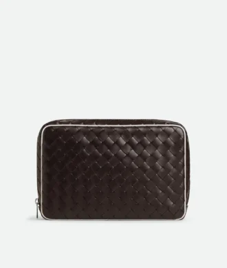 Grande pochette zippée Intrecciato