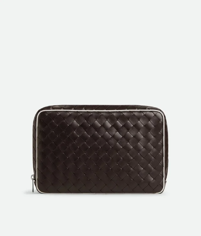 Grande pochette zippée Intrecciato Grande pochette zippée Intrecciato