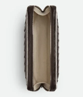 Grande pochette zippée Intrecciato