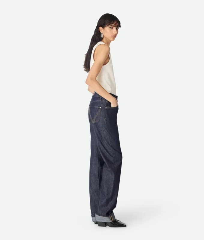 Jean droit indigo Jean droit indigo