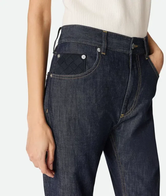 Jean droit indigo Jean droit indigo