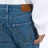 Jean droit indigo moyen