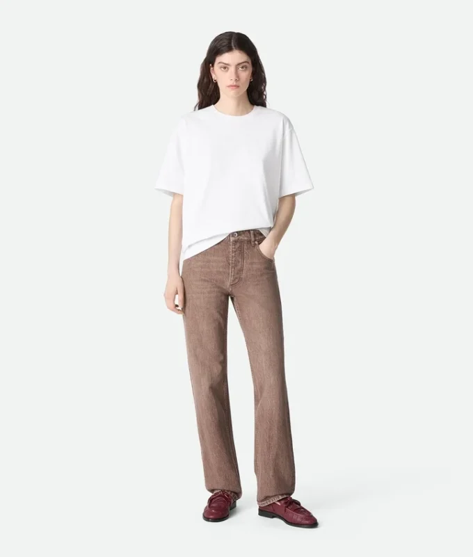 Jean droit marron Jean droit marron