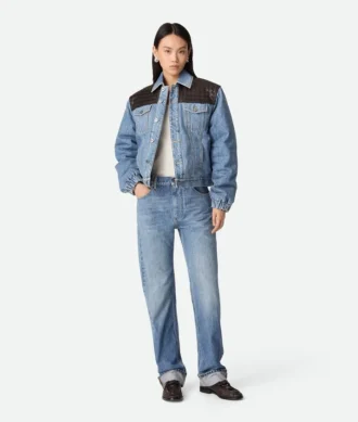 Jean droit vintage indigo