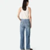 Jean droit vintage indigo