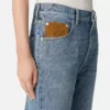 Jean droit vintage indigo