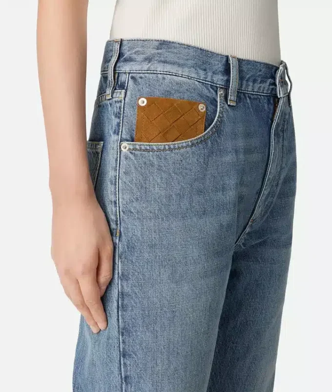 Jean droit vintage indigo