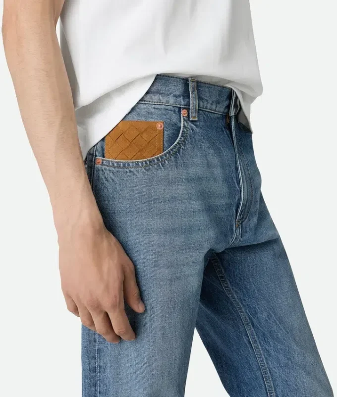 Jean droit vintage indigo