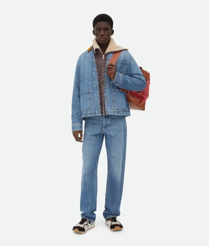 Jean droit vintage indigo
