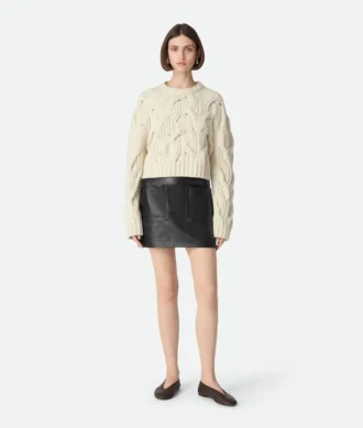 Jupe en cuir