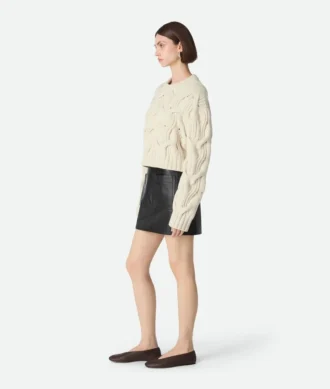 Jupe en cuir