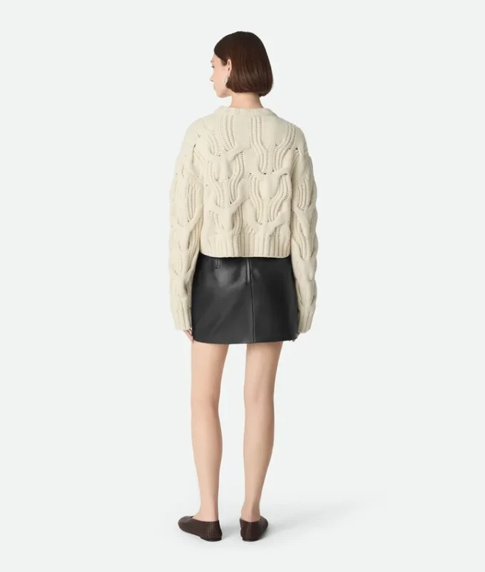 Jupe en cuir