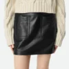 Jupe en cuir