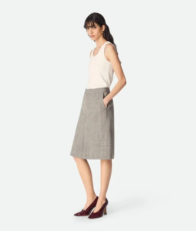 Jupe en viscose et soie Jupe en viscose et soie