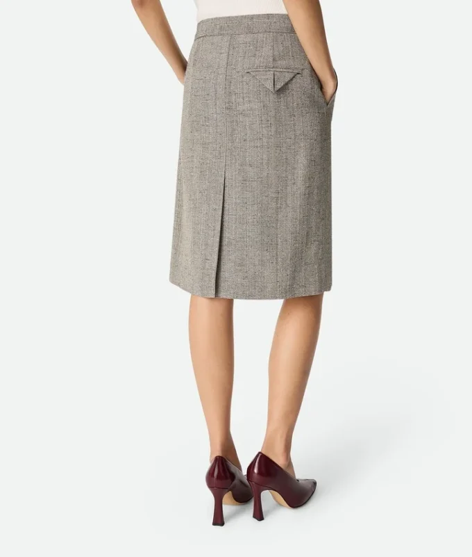 Jupe en viscose et soie Jupe en viscose et soie