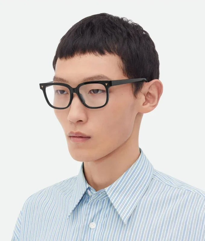 Lunettes carrées en acétate recyclé souple