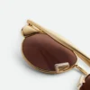 Lunettes de soleil aviateur Fin