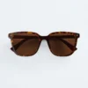 Lunettes de soleil carrées en acétate recyclé souple Lunettes de soleil carrées en acétate recyclé souple