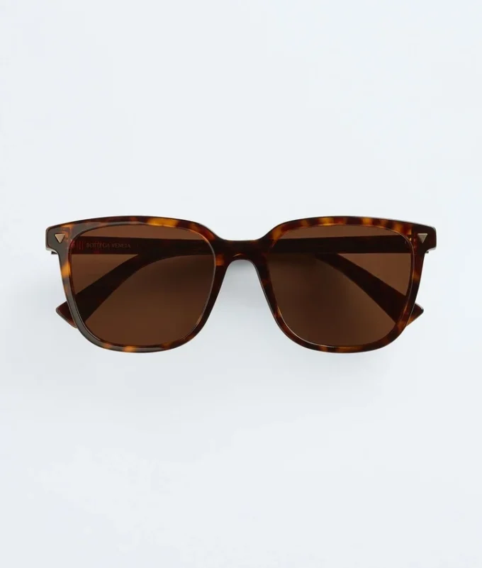 Lunettes de soleil carrées en acétate recyclé souple Lunettes de soleil carrées en acétate recyclé souple