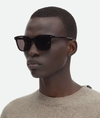 Lunettes de soleil carrées en acétate recyclé souple