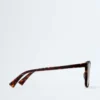 Lunettes de soleil carrées en acétate recyclé souple Lunettes de soleil carrées en acétate recyclé souple