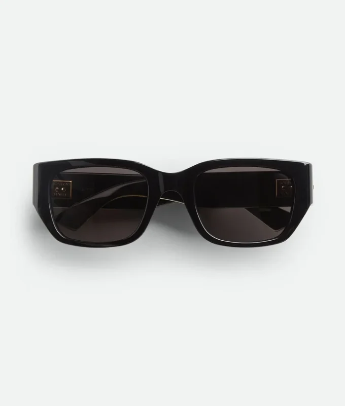 Lunettes de soleil carrées Intrecciato
