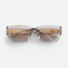 Lunettes de soleil carrées Intrecciato