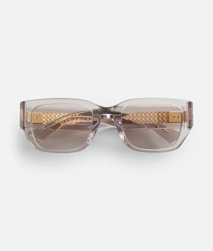 Lunettes de soleil carrées Intrecciato