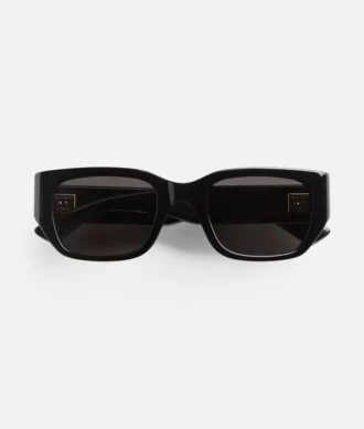 Lunettes de soleil carrées Intrecciato
