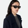 Lunettes de soleil carrées Intrecciato