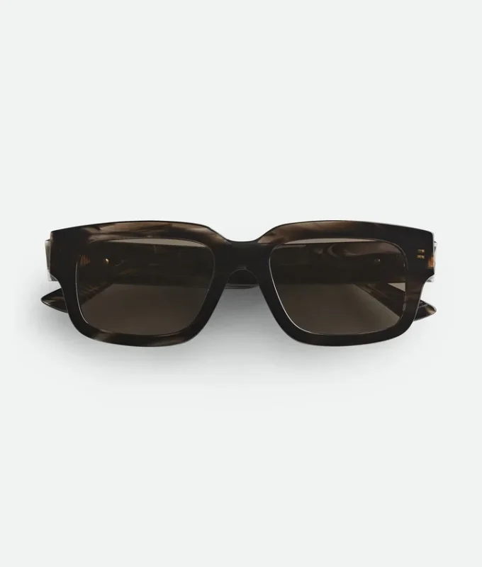 Lunettes de soleil carrées ultra-fines