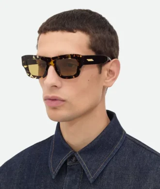 Lunettes de soleil carrées ultra-fines