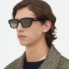 Lunettes de soleil carrées ultra-fines