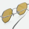 Lunettes de soleil géométriques Intrecciato