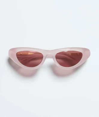 Lunettes de soleil œil-de-chat bombées