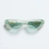 Lunettes de soleil œil-de-chat bombées Lunettes de soleil œil-de-chat bombées