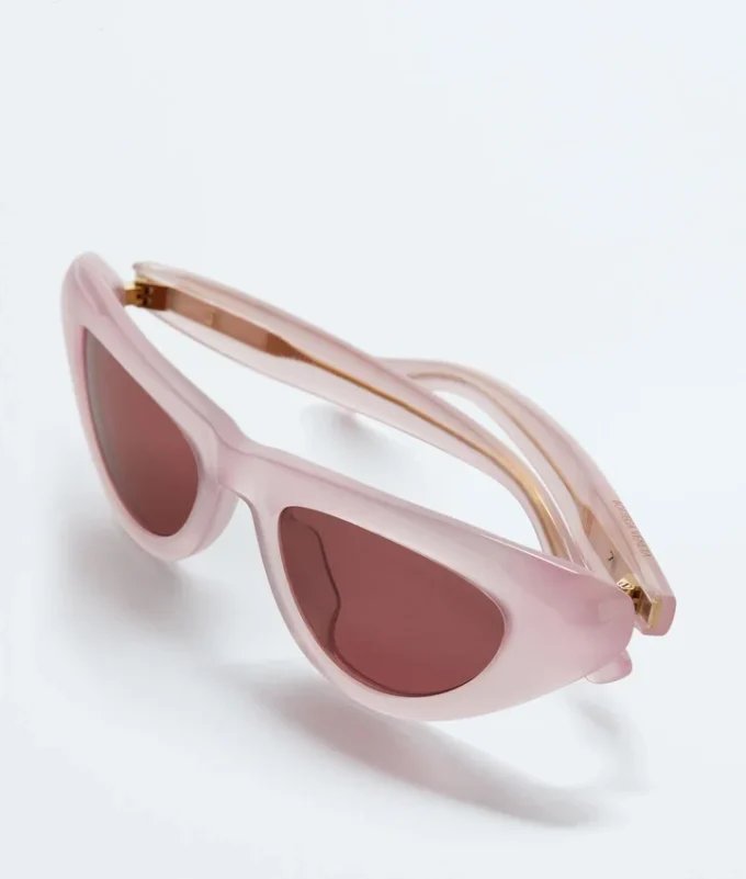 Lunettes de soleil œil-de-chat bombées Lunettes de soleil œil-de-chat bombées