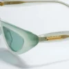 Lunettes de soleil œil-de-chat bombées Lunettes de soleil œil-de-chat bombées