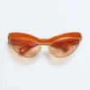 Lunettes de soleil œil-de-chat Duo Angle