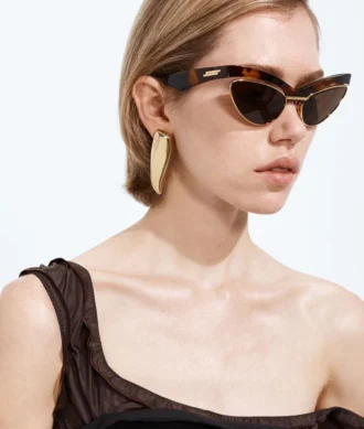 Lunettes de soleil œil-de-chat Duo Angle