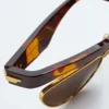 Lunettes de soleil œil-de-chat Duo Angle
