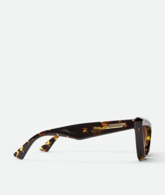 Lunettes de soleil œil-de-chat pointues en acétate